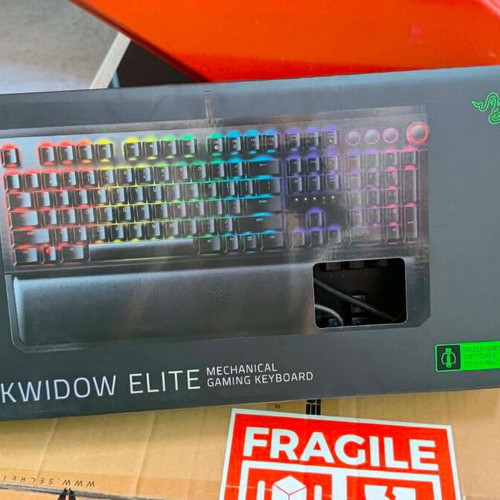 Razer BlackWidow Elite mechanical gaming keyboard used, without wrist rest