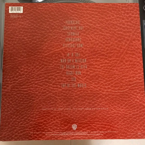 Van Halen For Unlawful Carnal Knowledge vinyl used, rock