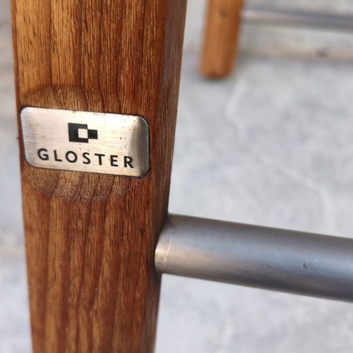 Gloster set of 2 armchairs and table