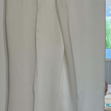 Massimo Dutti Studio white pants new with tags