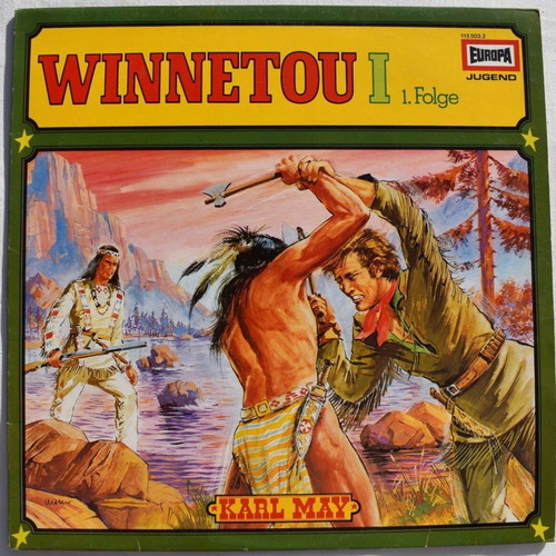 Winnetou 1 Episode 1/3 LP used, German