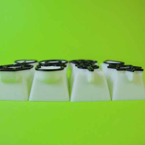 Pokémon Gym Badge Keycaps set of 8 white for Cherry MX new