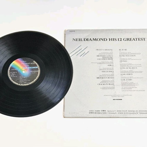 Neil Diamond His 12 Greatest Hits vinyl used 1974