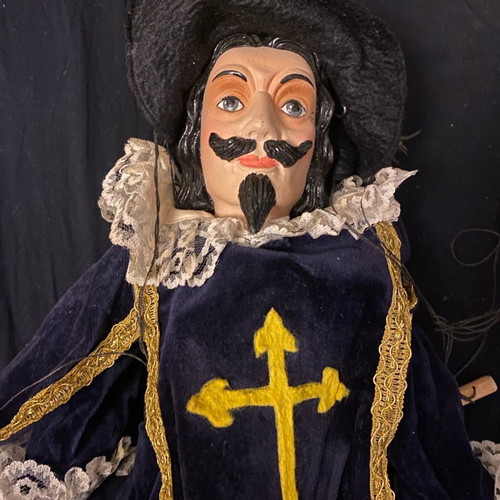 Marionette from Prague used with broken stick