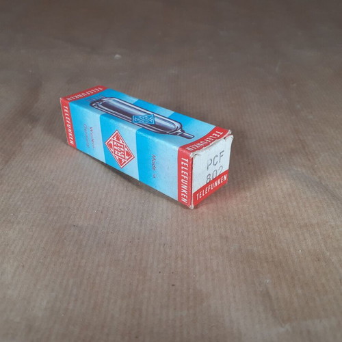 Telefunken PCF 802 Vacuum Tube new, original box, made in Germany