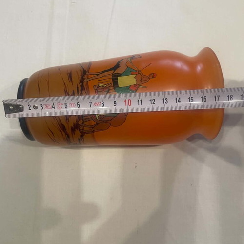 Vase with handmade painting, like new