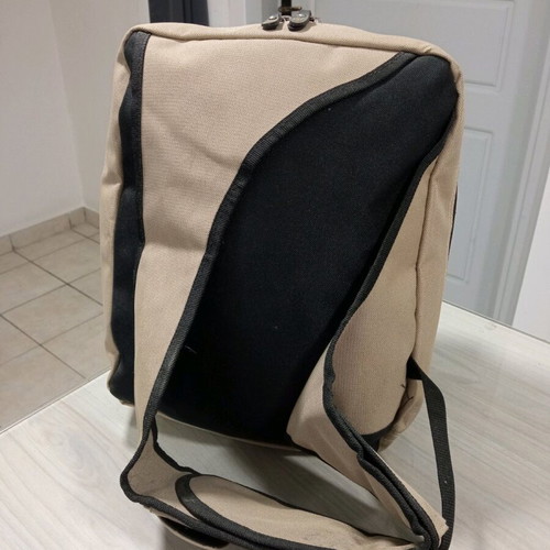 Crossbody bag new, black, durable material for cyclists