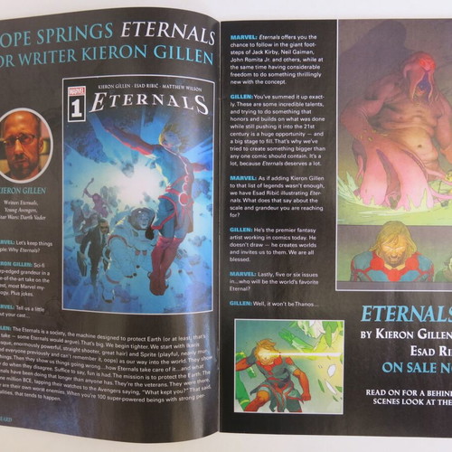 Eternals Never Die Never Win Behind-the-Scenes Edition comic new, English