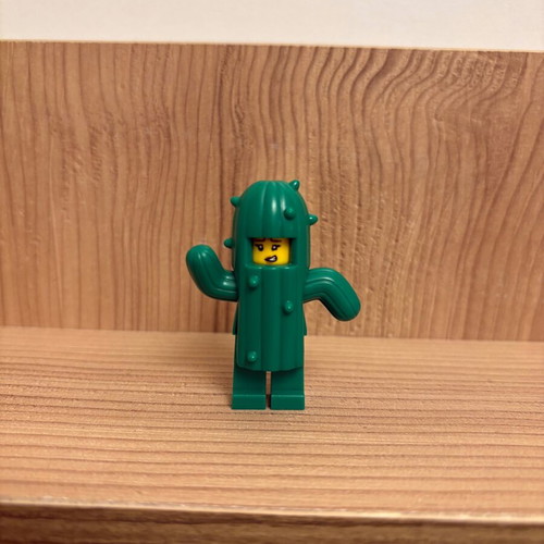 Lego figure Cactus girl used from CMF series 18