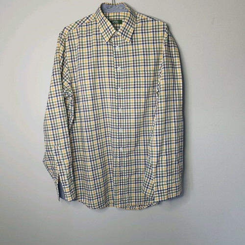 Arido men's checked shirt like new, 100% cotton, size M