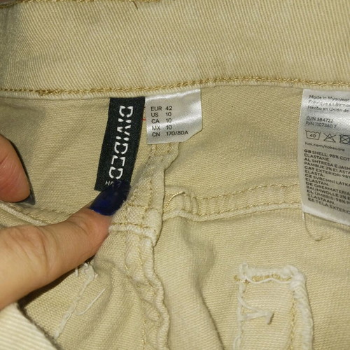 Baggy Jean H&M beige used, size XL