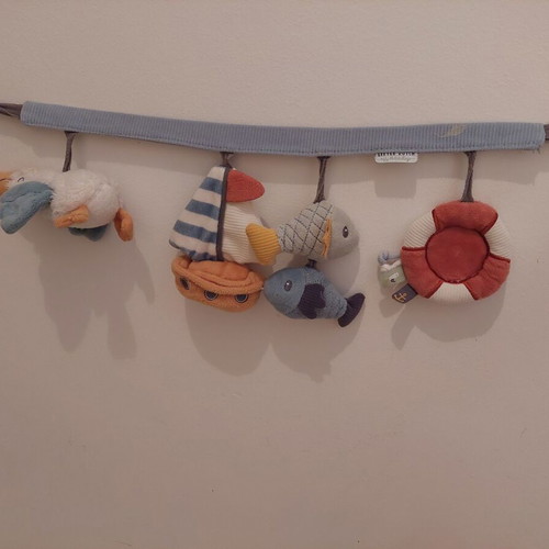 Little Dutch Fabric Garland Chain for Crib and Stroller like new for Newborns