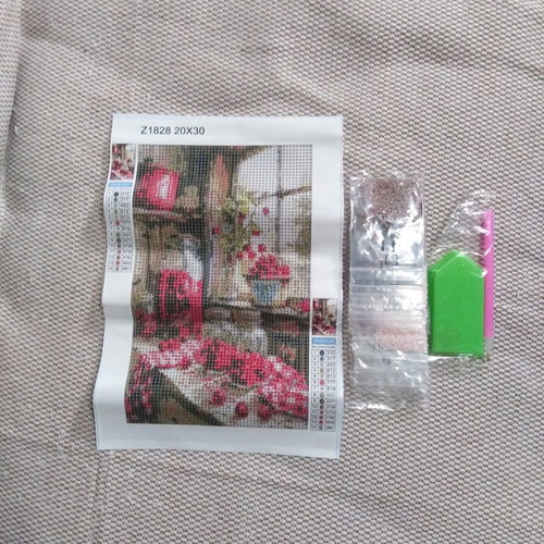 Diamond painting kit 20×30, new with all materials