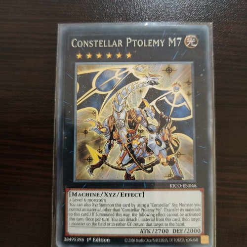 Constellar Ptolemy M7 Yu-Gi-Oh! card like new, rare