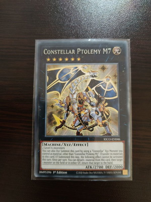 Constellar Ptolemy M7 Yu-Gi-Oh! card like new, rare
