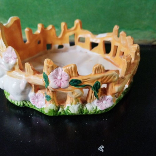 Easter ceramic plate like new