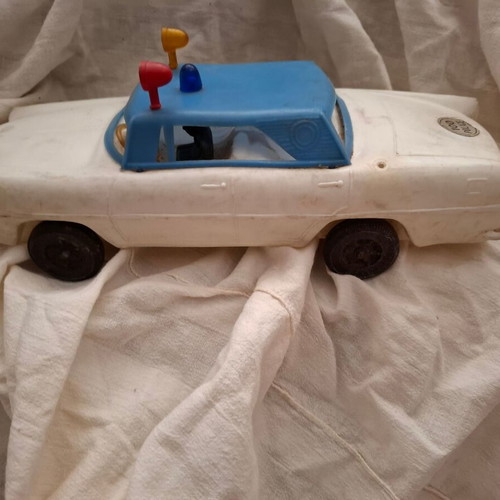 Plastic Vintage Police Car 60s used