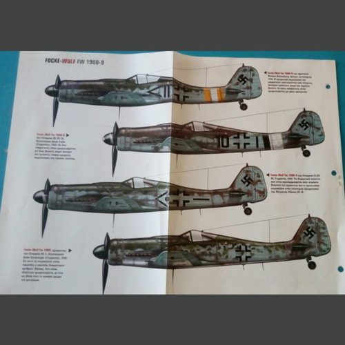 Magazine Combat Aircraft of World War II used, No 9 with poster