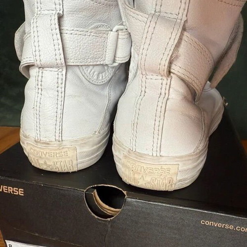 Converse All Star leather sneakers size 39 like new, white