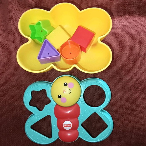 Butterfly shape sorter toy like new