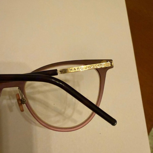 Marc Jacobs eyeglasses like new, pink and silver