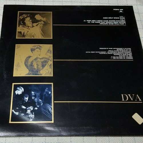 DVA High Holy Disco Mass 12' βινύλιο μεταχειρισμένο, ηλεκτρονική
