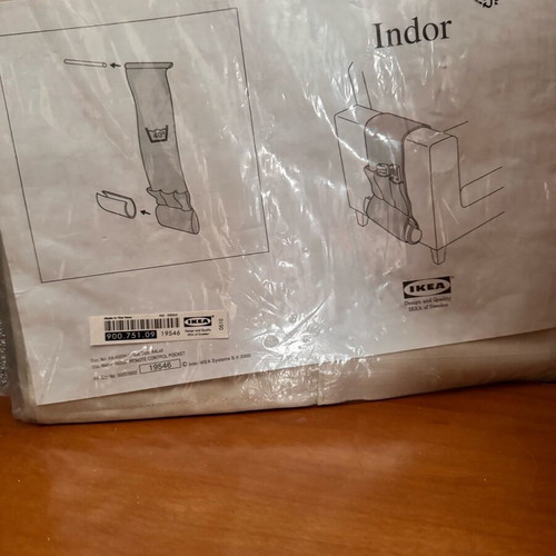 Remote control organizer beige new for sofa armrest