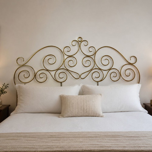 Handmade brass headboard 1.60 m