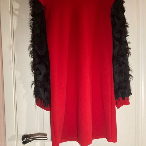 Red dress with sleeve details new