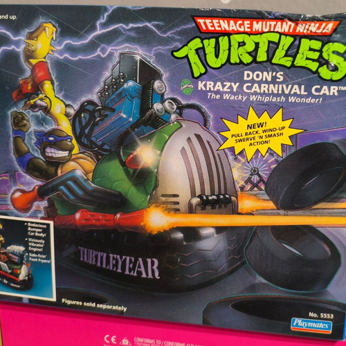 Don's Krazy Carnival Car vintage 1991 sealed Teenage Mutant Ninja Turtles