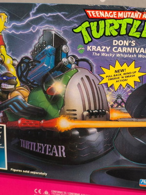 Don's Krazy Carnival Car vintage 1991 sealed Teenage Mutant Ninja Turtles