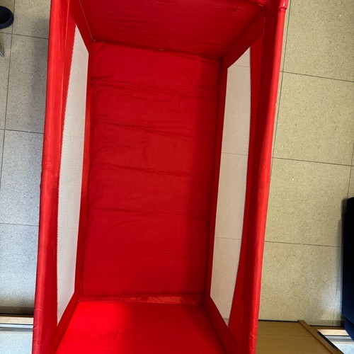 X- treme baby playpen used with soft mattress and wooden base