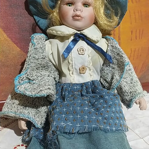 Vintage porcelain doll