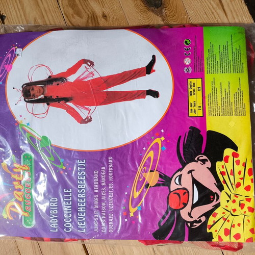 Ladybug children's carnival costume new, size 7-8 years