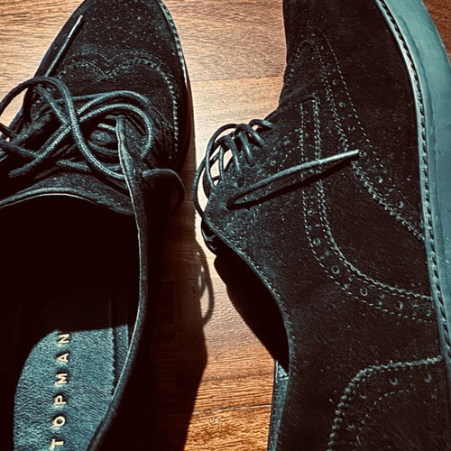 Oxford shoes like new, black, size 45
