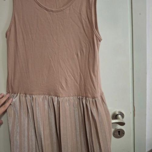 Mayoral dress for 10 years old, like new, beige with tulle skirt