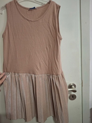 Mayoral dress for 10 years old, like new, beige with tulle skirt