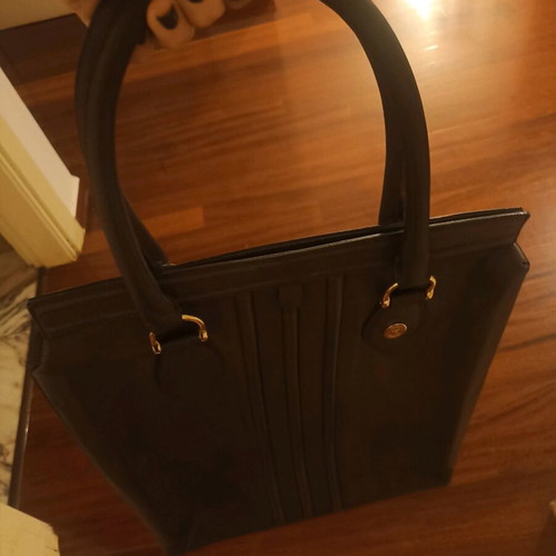 Trussardi leather brown shoulder bag like new