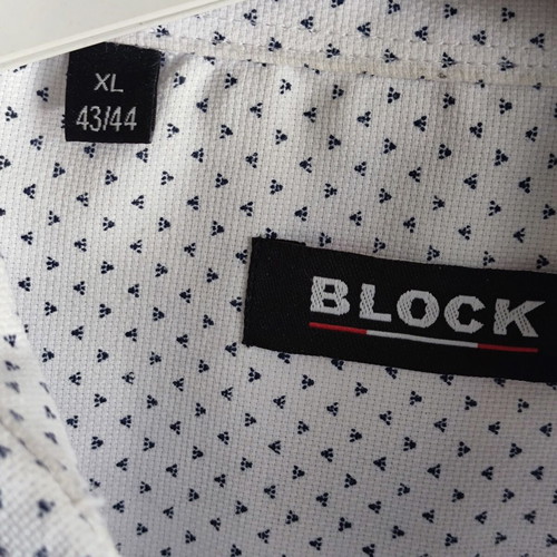 Block shirt XL like new, black and white
