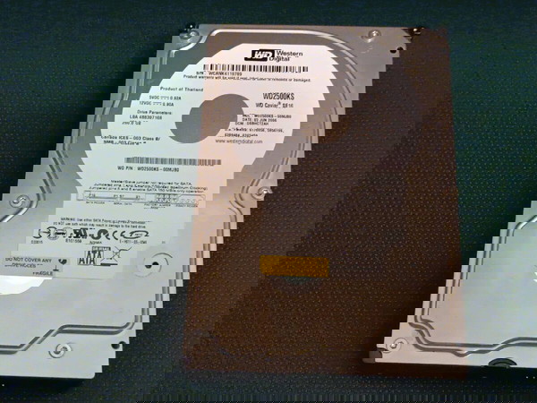 Western Digital WD HDD 250GB Serial ATA σκληρός δίσκος