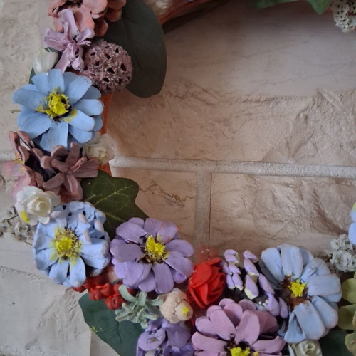 Spring wreath handmade new, diameter 30cm
