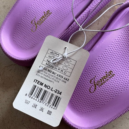 L&L women's slippers new, size 38, purple