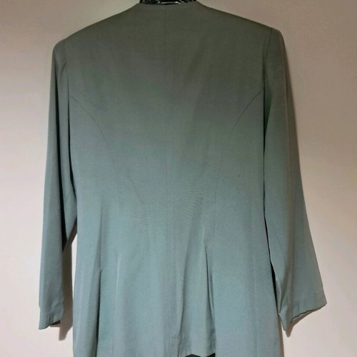 Women's suit set jacket and skirt new, vintage, black and green