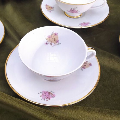 Vintage Fürstenberg porcelain coffee/tea set like new, 11 pieces