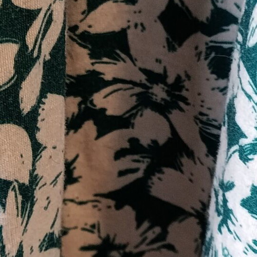 You+All plus size summer dress with green and white floral pattern