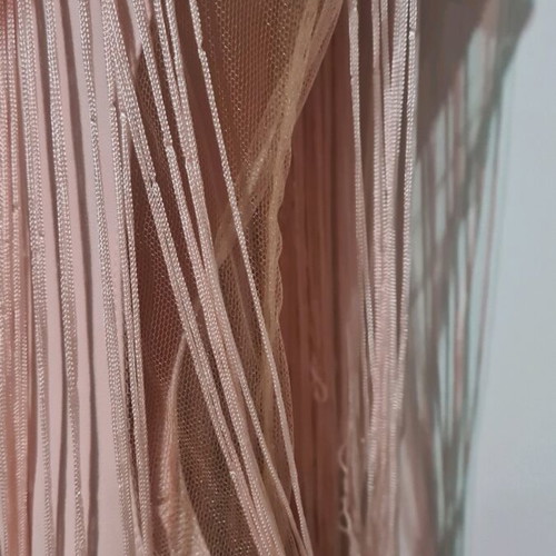 Prince Oliver dress new, size M, pink with fringes and transparency