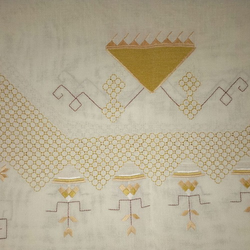 Handmade embroidery in excellent condition