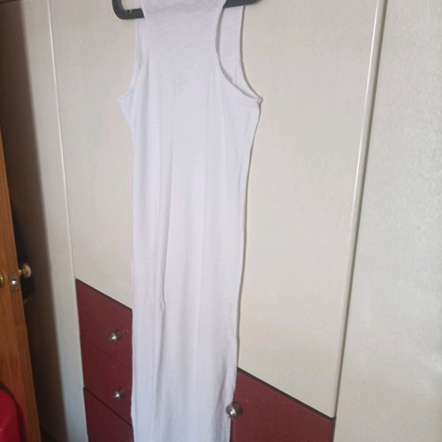 MAXI DRESS WHITE LARGE