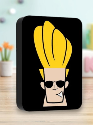 Johnny Bravo φωτιστικό σαν καινούργιο, USB με διακόπτη, 21x15 cm