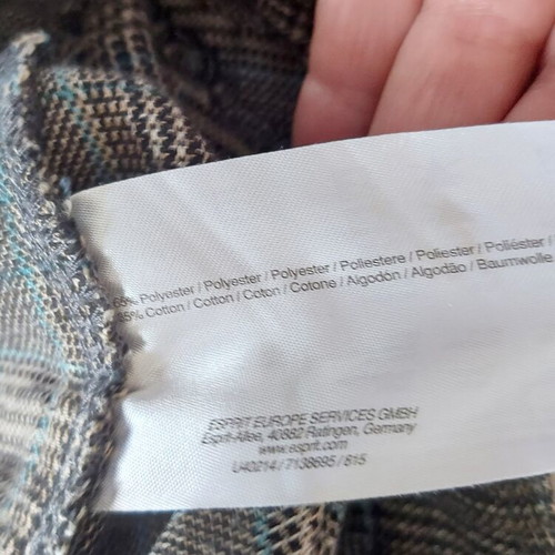 Esprit EDC Short Skirt like new, plaid, sizes L XL